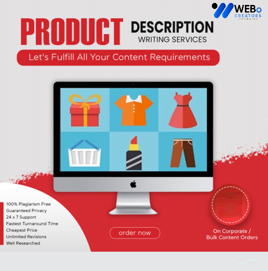 Product Description Writing Services | Best Digital Marketing Agency | Web Design in Toronto for online stores